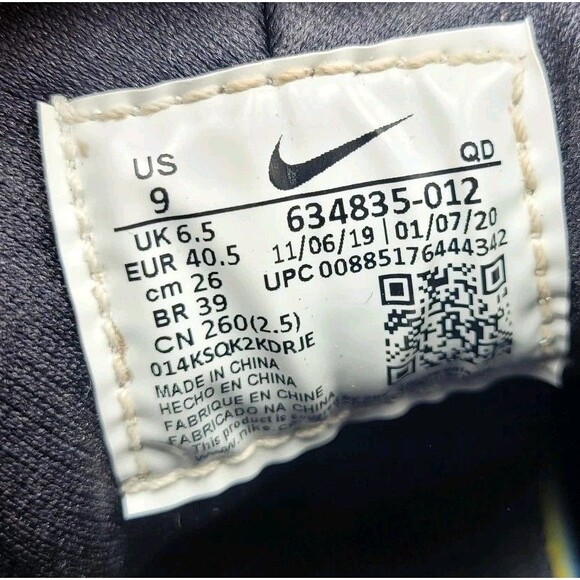 Nike Air Huarache Women's Size 9 Triple Black Athletic Shoes - Picture 12 of 12